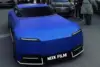 Bleu satiné