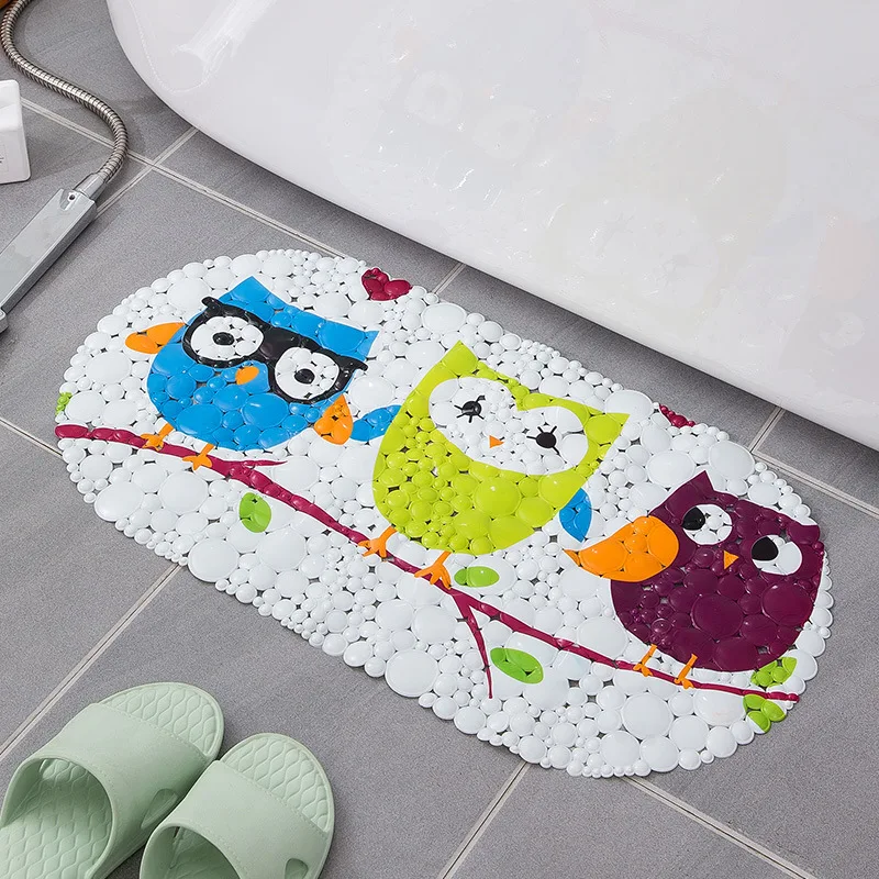 Source PVC Printed Non Slip Animal Bath Mat Extremely Comfortable Plastic  Children's Ultra Thin Bathroom Mat on m.