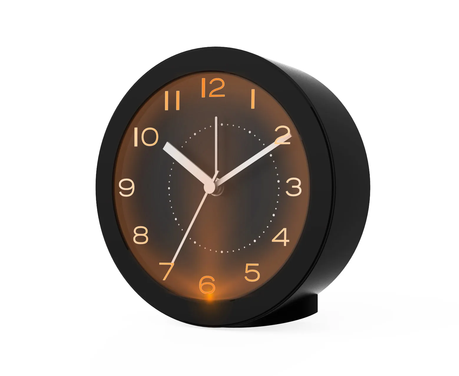 Wholesale Custom Quartz Time Snooze Backlight Classic Round Desktop Table Analog Alarm Clock
