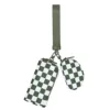 Green and white checkered