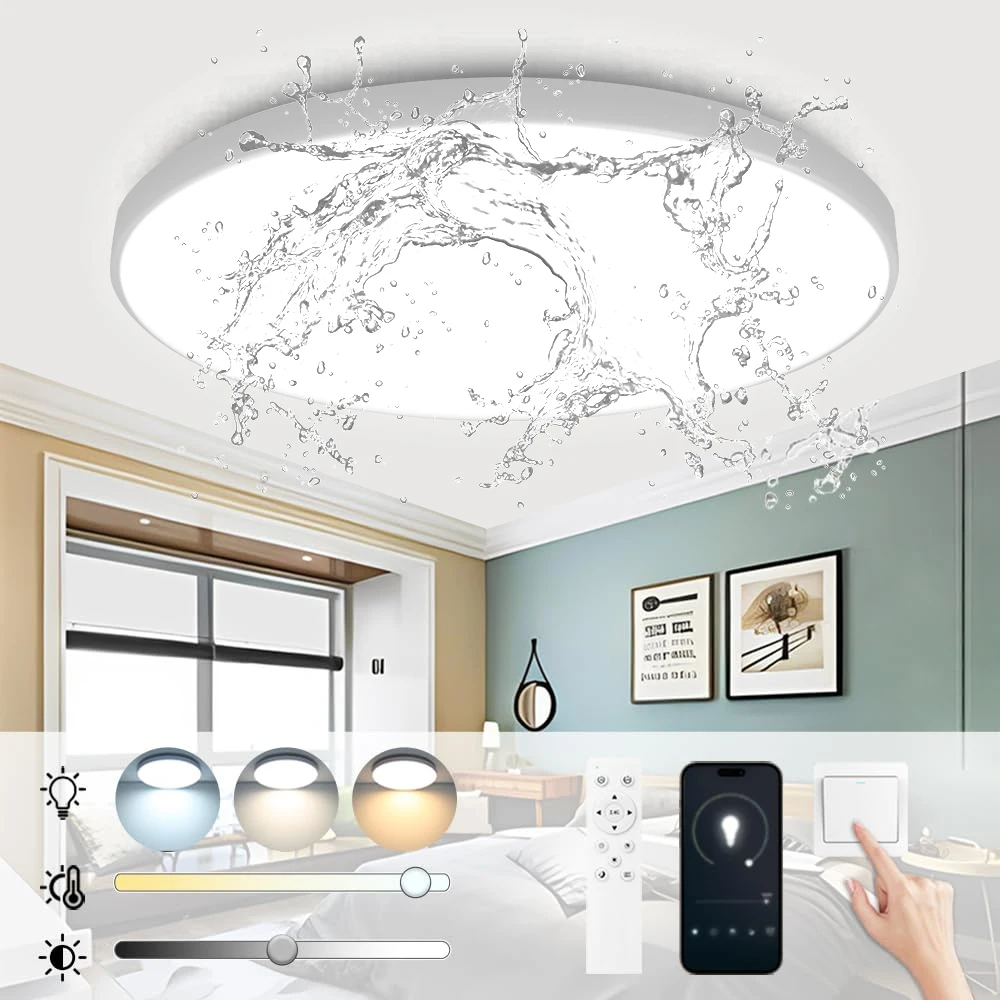 Surface Mount Ceiling Led Modern Ceiling Lights Modern Surface Mounted  Bedroom Living Room Home Lighting Round, image size:1000x1000
