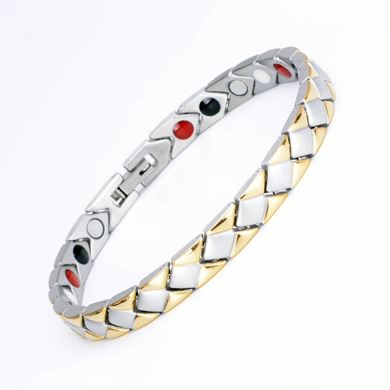 No Minimum Order Stainless Steel Energy Stone Women Magnetic Bracelet