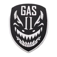 Custom Soft PVC Silicone Patches Heat Transfer Adhesive Backing Durable Rubber 3D Patch for Clothes Garment Hats