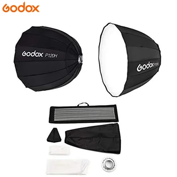 Godox P120L P120H 120cm Deep Parabolic Reflector Softbox Bowen Mount Adapter Diffuser Carry Bag for Studio Flash Light Wholesale detail image