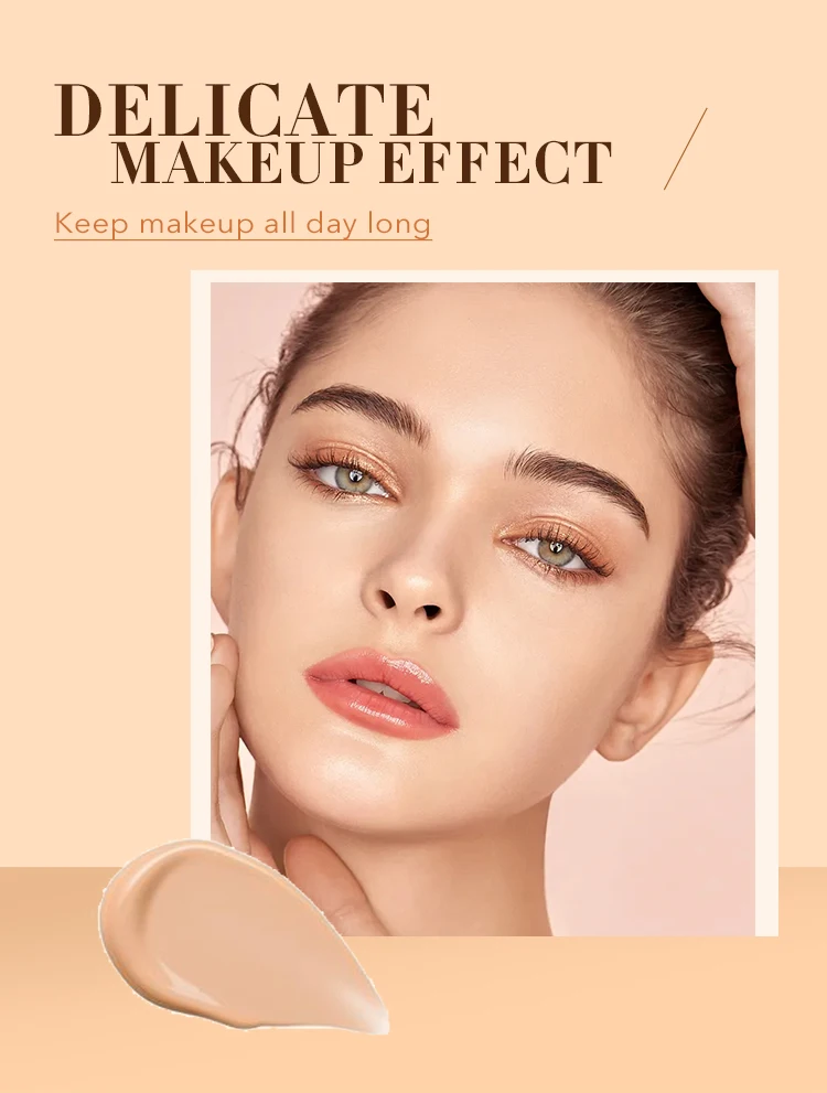 Liquid Foundation Private Label 5color Matte Natural Makeup Liquid