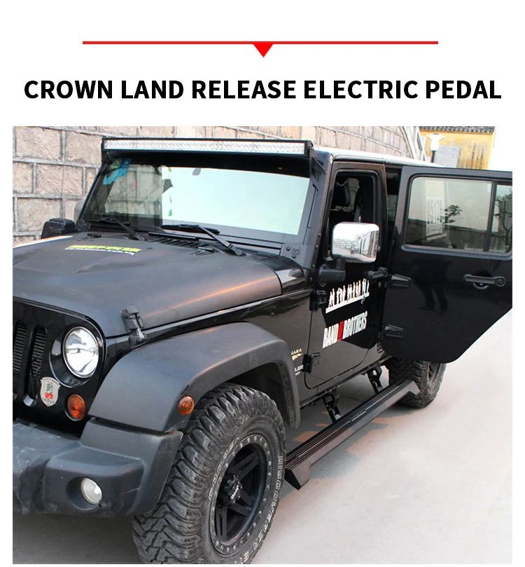AKM 4x4 Customize Various Models Accessories Electric Side Step for Jeep Wrangler JK 4 Door 2 Door manufacture
