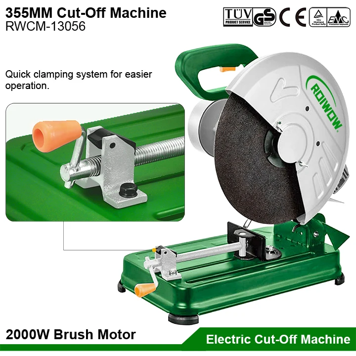 Sale 355MM 14" Electric Power Cut Off Saw Metal Cutting Machinery Small Cutoff Saws Tools Electric Metal Cut Off Machines 2000W