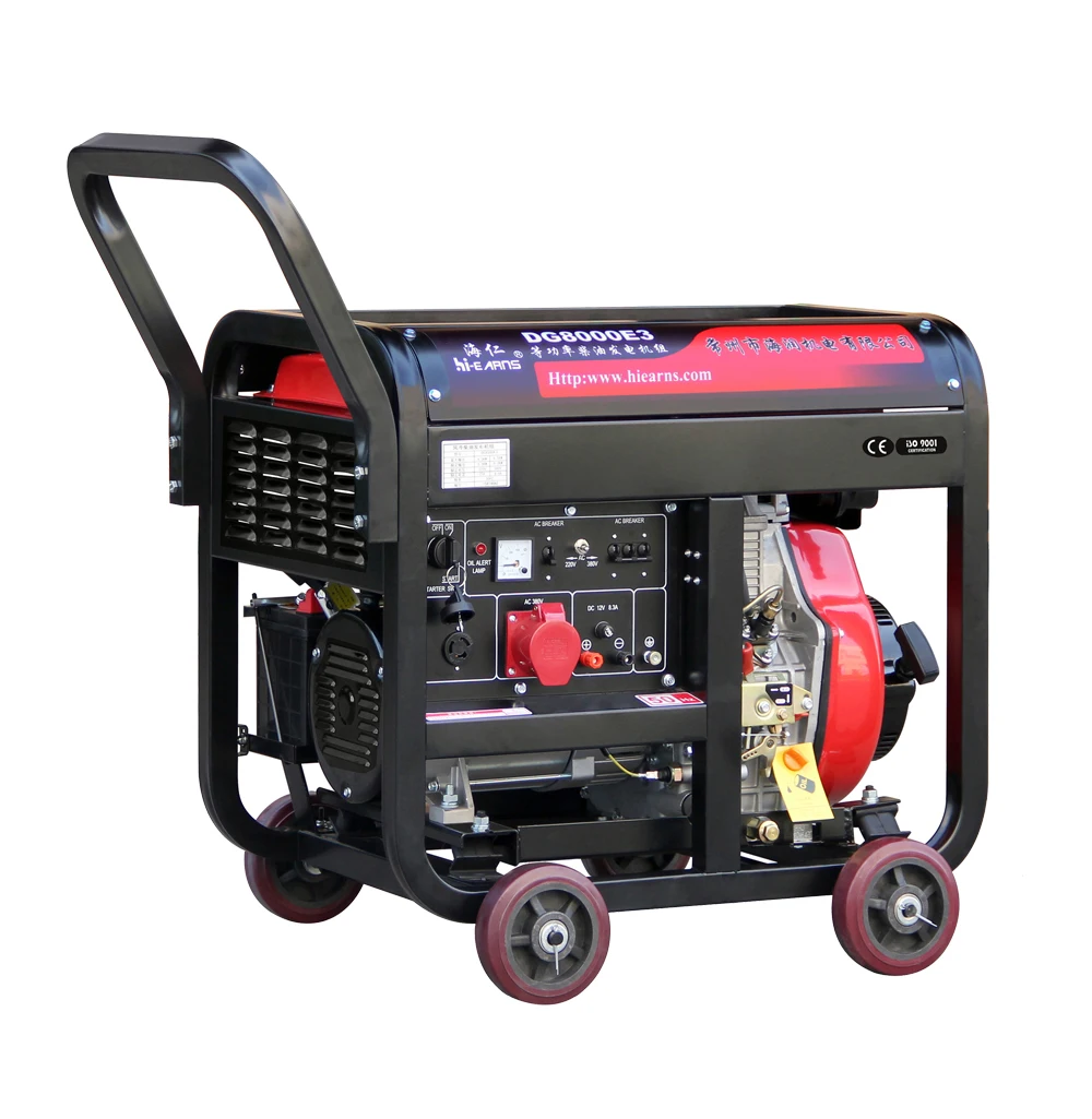 6kw Air-cooled 192 Three Phase Diesel Engine Generator - Buy Diesel ...