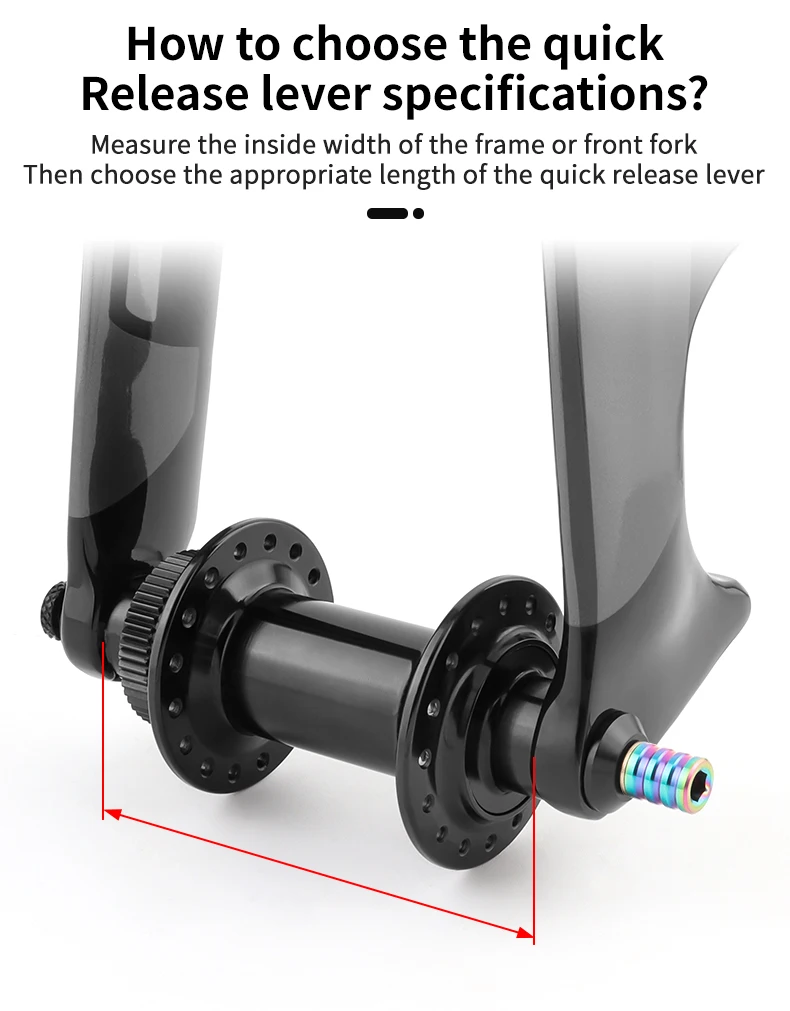 Muqzi Titanium Alloy Bike Wheel Hub Quick Release Lever Mtb Bicycle