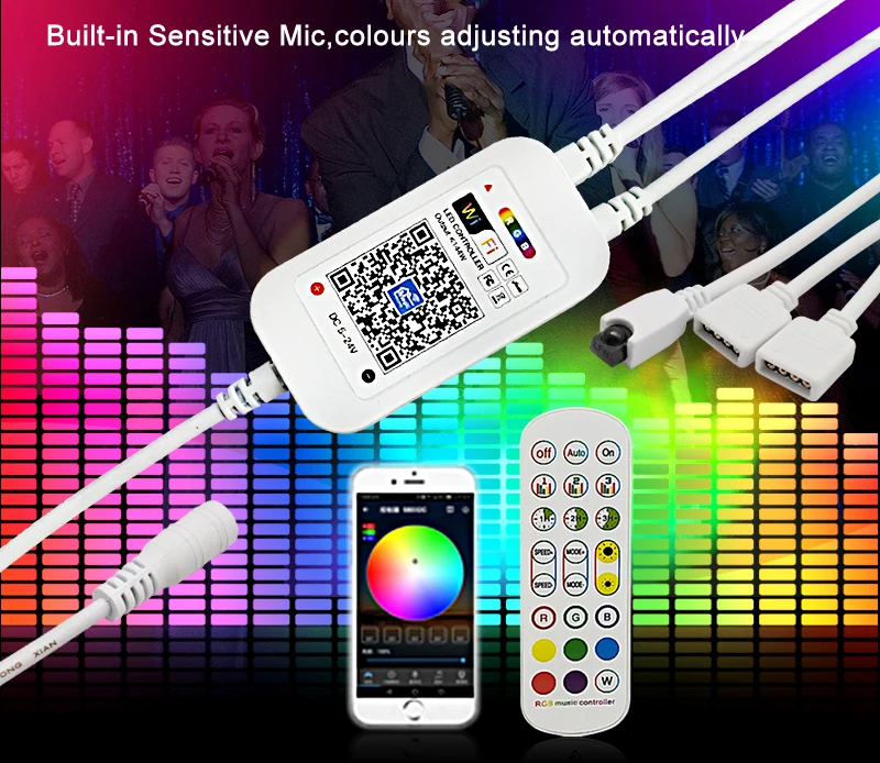 Cozylady Alexa Striscia LED 30, Sart WiFi RGB Strisce LED Controllata Da Telecoando, App E - Foto 2