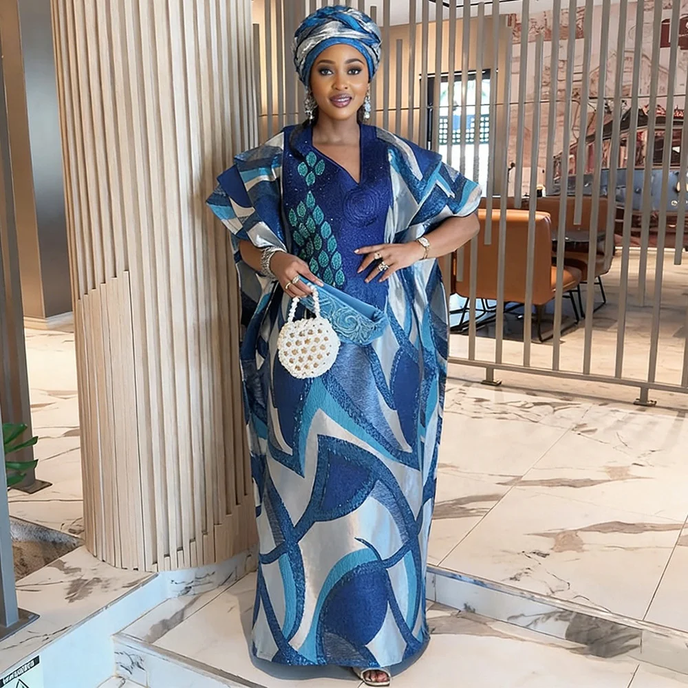 boubou dress for ladies 2026 African Dresses Woman Summer Africa Clothing Dashiki Outfits Gown Abayas Robe Muslim Kaftan Maxi Party Strappy Linen Dress