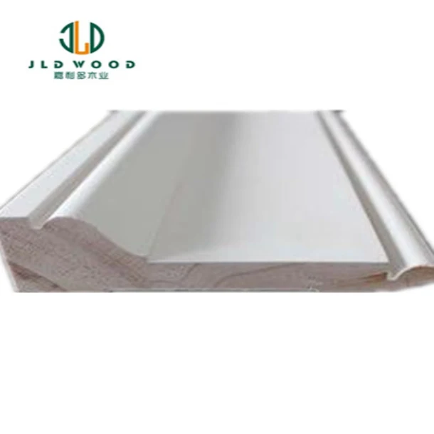 Wood Mouldings Millwork White Primed Wall Trim Mdf Baseboards Skirting