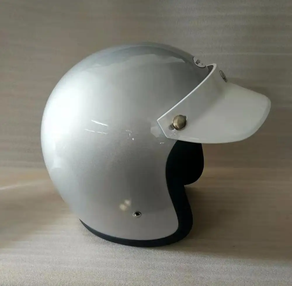 
 Мотоциклетный шлем Harley Jet в японском стиле, открытое лицо, ретро Frp 3D пряжка, ремешок для подбородка из чистой кожи, полулицевой шлем  