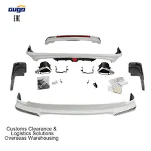 GUGO Bodykit for 2008-2015 Land Cruiser 200 Model Rear Bumper Lip High Quality ABS Plastic Easy Installation for Replacement