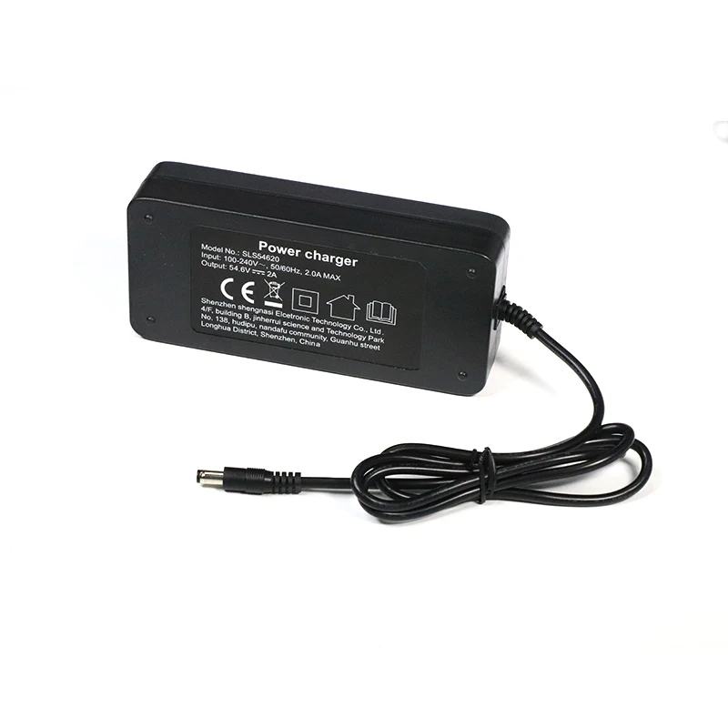 Superbsail CE 54.6V 2A Charger Spare For KUGOO G2 PRO Electric Scooter Battery Charger Parts Accessories Scooter Charger supplier