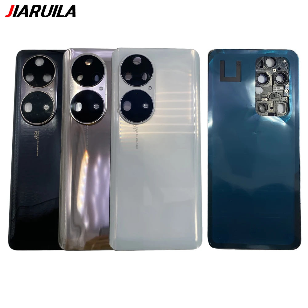 Huawei P50 Pro用背面バッテリーカバー 交換用リアハウジング カメラ