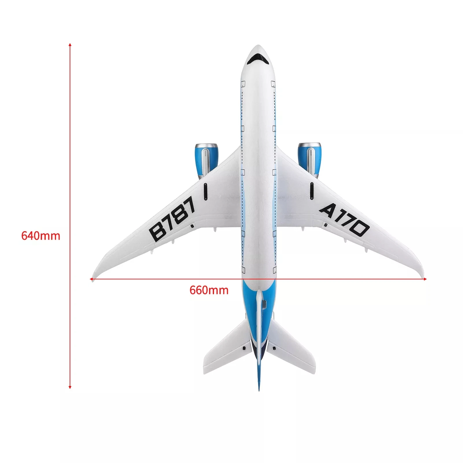 New Arrival HOSHI WLtoys A170 RC Airplane EPO Craft Foam Electric Outdoor Remote Control Glider Plane Fixed Wing Aircraft