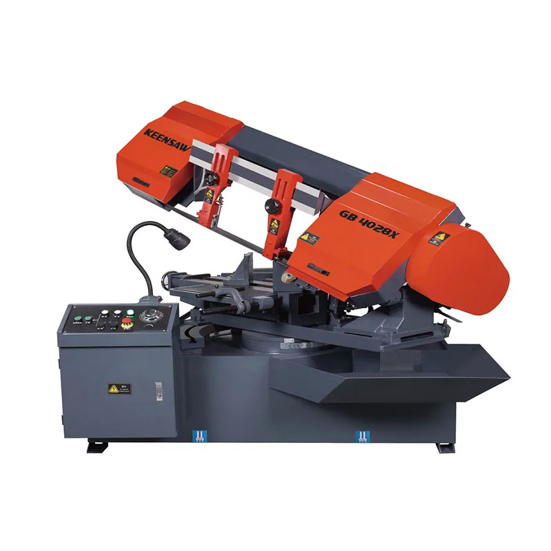 Horizontal 45 Degree Rotary Angle Metal Cutting Band Saw Machine for Steel Cutting
