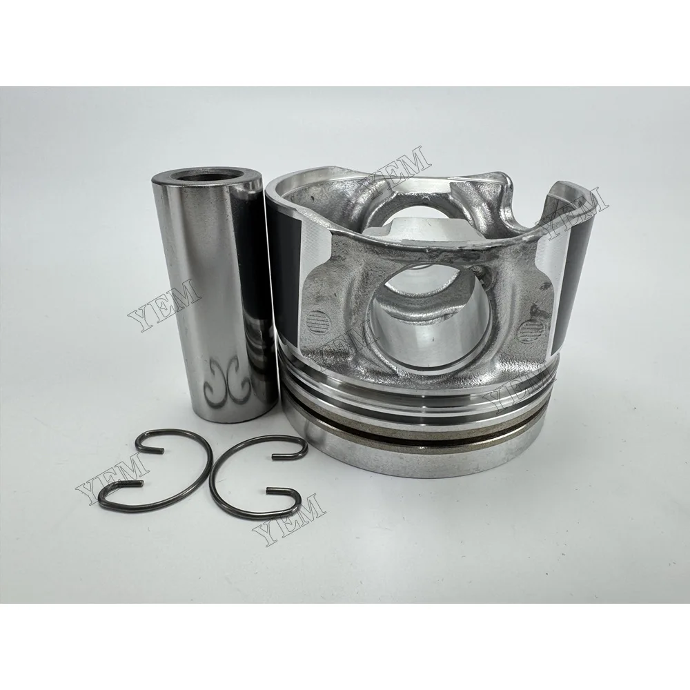 Piston and Pin Clip for Isuzu 4LE2 Heavy Equipment Engine Parts 4
