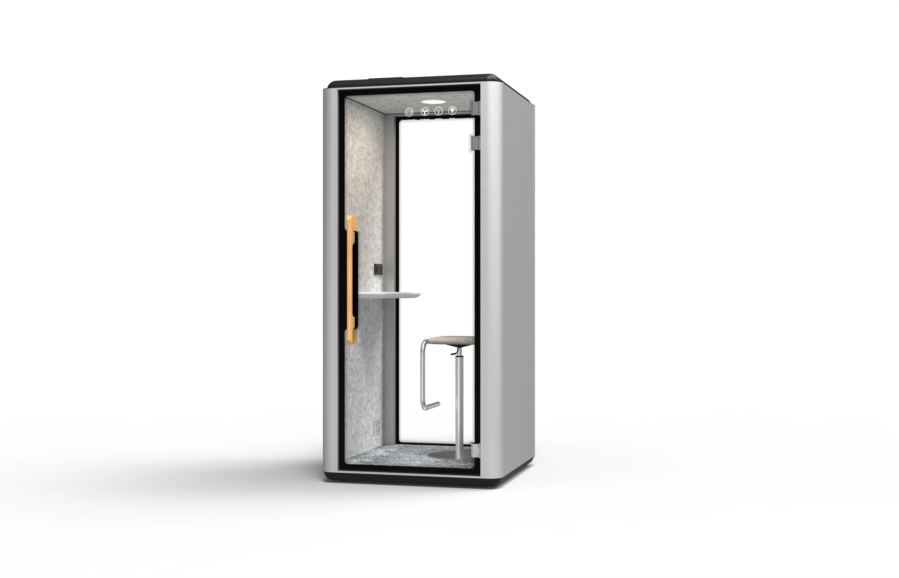 2025 Factory Wholesale Modern Luxury Leisure Booth Small Medium Large Private Pods Aluminum Alloy Soundproof And Movable 15