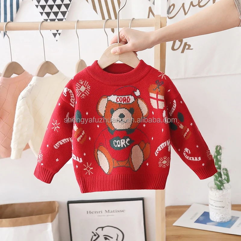 Children's Sweater Baby Solid Casual Basic Kids Sweater Thick Kids Soft Woollen Clothing for Boys Girls Autumn Winter Sweaters