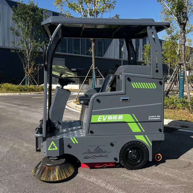 Road Dust Sweeper Mini Electric Road Floor Sweeper Truck Street Sweeper Cart