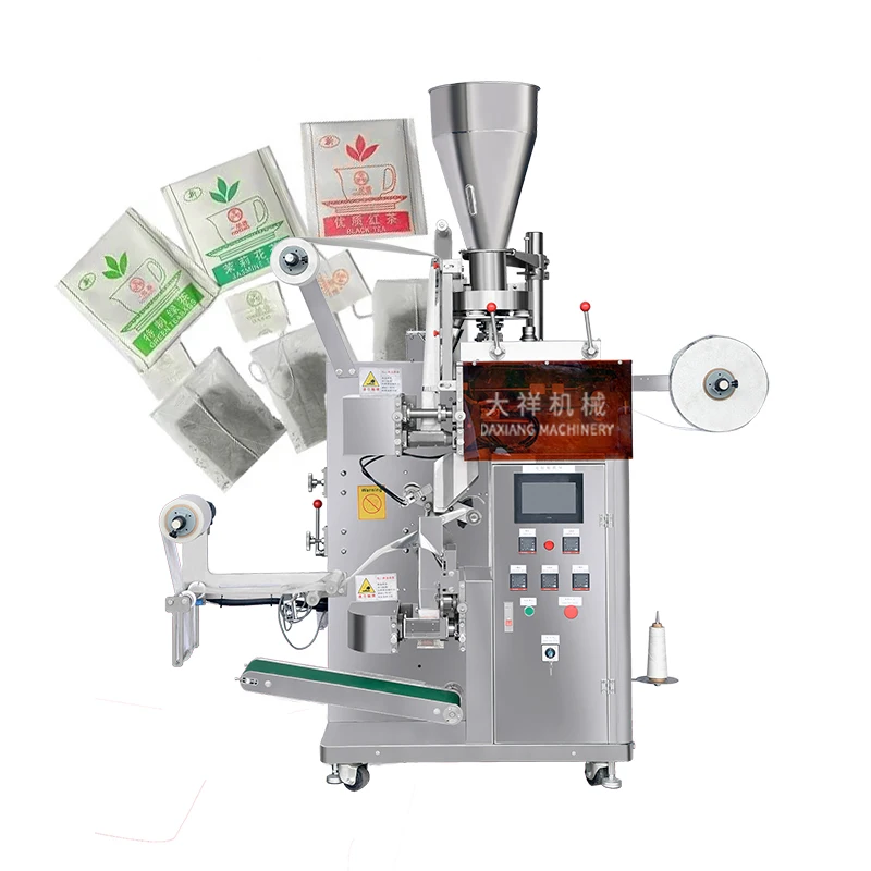 DCK-18 Automatic Multipurpose Filter Paper Sachet Bag Drip Coffee Pouch Inner and Outer Tea Packing Machine With Thread and Tag