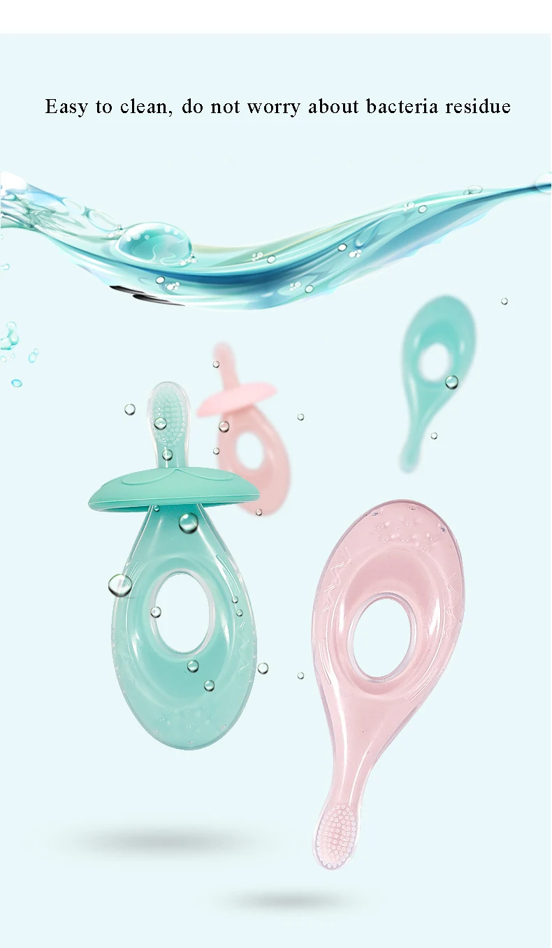 Silicone Kids Teether Training Toothbrushes For Children Baby Toothbrush Infant Newborn Brush Tool