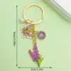 Mariposa púrpura para el Día de la Madre, perla violeta - 10g - er1539