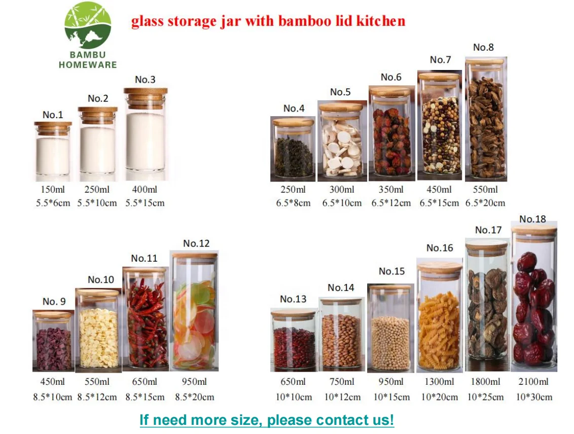 12 Piece Glass Spice Jars With Bamboo Lids Set 250 Ml High Borosilicale Airtight  Glass Jar - Buy 12 Piece Glass Spice Jars With Bamboo Lids Set 250 Ml High  Borosilicale Airtight