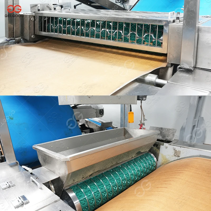 Complete Fully Automatic Hard and Soft Cookie Making Plant Round Egg Biscuit Production Line