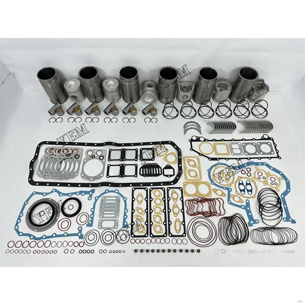 6D22 Overhaul Kit With Cylinder Gaskets Piston Rings Liner Bearings for Mitsubishi Diesel Engine Repair Parts