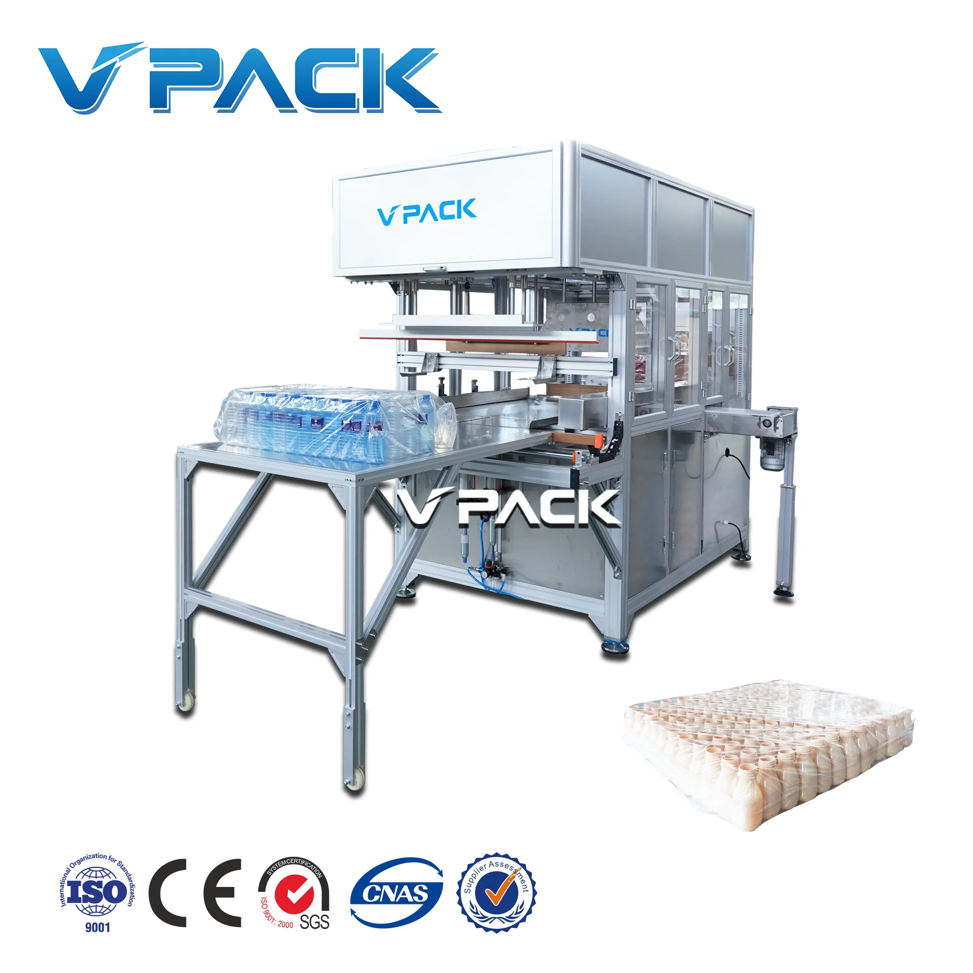 Empty Plastic Bagging Packing Machine/Pet Bottle Unscrambler/Maquina Empacadora De Bolsas De Botellas Vacias