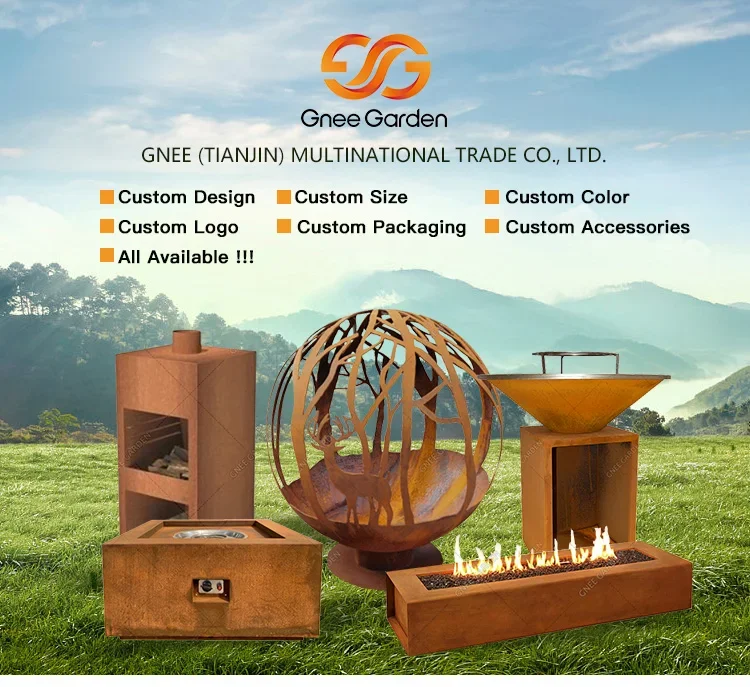 Low Smoke Gas Firepit Manufacturer Heavy Gauge Propane Fire Table