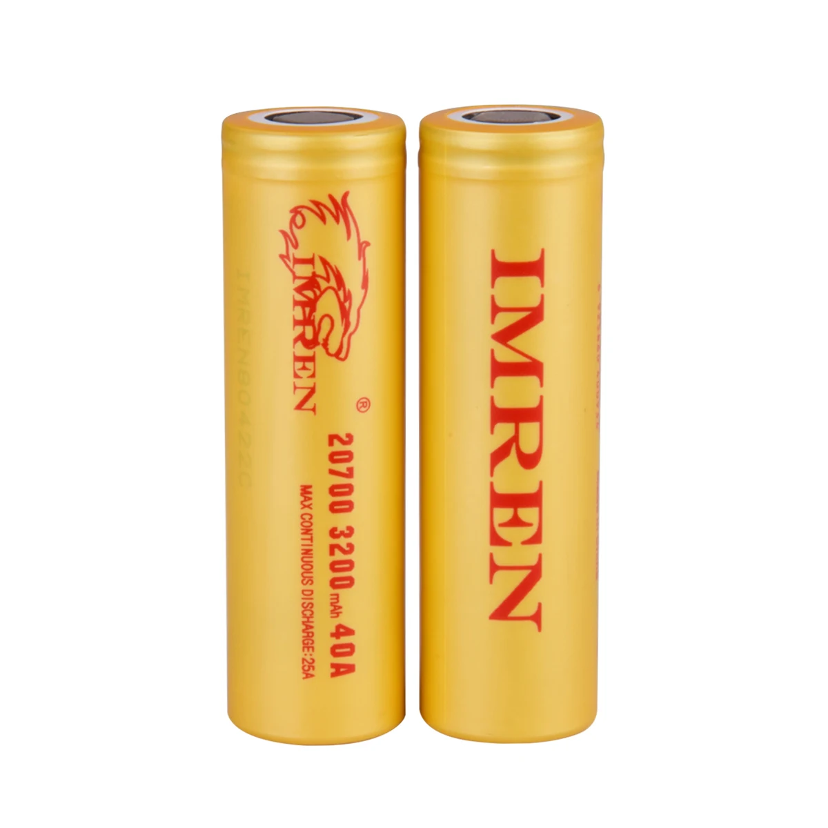 IMREN 20700 battery  3200mAh capaity 40A  for Power Tools