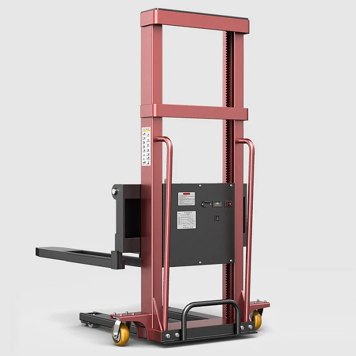 OEM ODM Automatic Tray Stacker Electric Self Stacker Mute Caster Self Load Electric Pallet Truck Lift Stacker