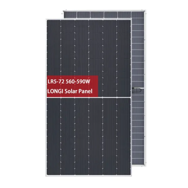 Longi Solar Hi-MO7 LR7-72HGD 585-620M N-Type Topcon Dual Monocrystalline Silicon Aluminum Alloy Frame 590W 610W 615W Solar Panel