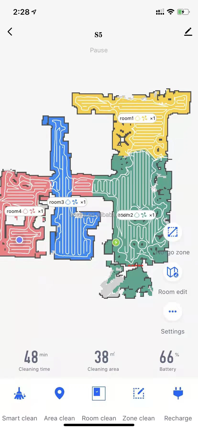 Распродажа робот-пылесос LDS лазерная Швабра 360 сканирующая навигация для дома большой резервуар воды 650