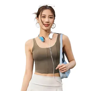 OEM Customizable Sports Bra for Women Breathable Gym Fitness Crop Top for Yoga Running Bodybuilding Training