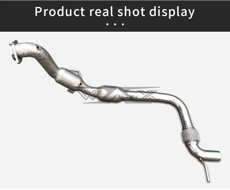 Exhaust Catted Downpipe For Ford Mustang 2019-2020 Exhaust System Header Down Pipe