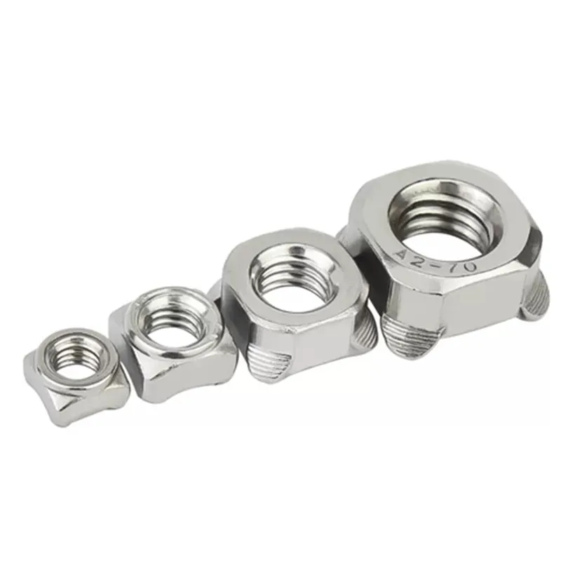 M8 Stainless Steel Rectangular Weld Screw Nut Square Welding Nuts Ss304