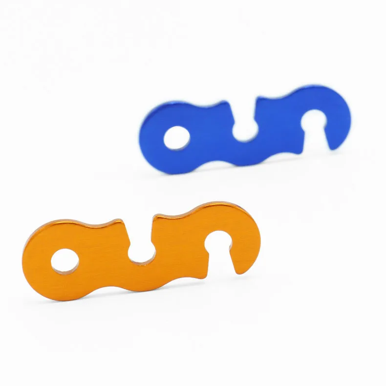 Aluminum Wind Rope Buckles Fastening Hook Eye Tent Wind Rope Buckle