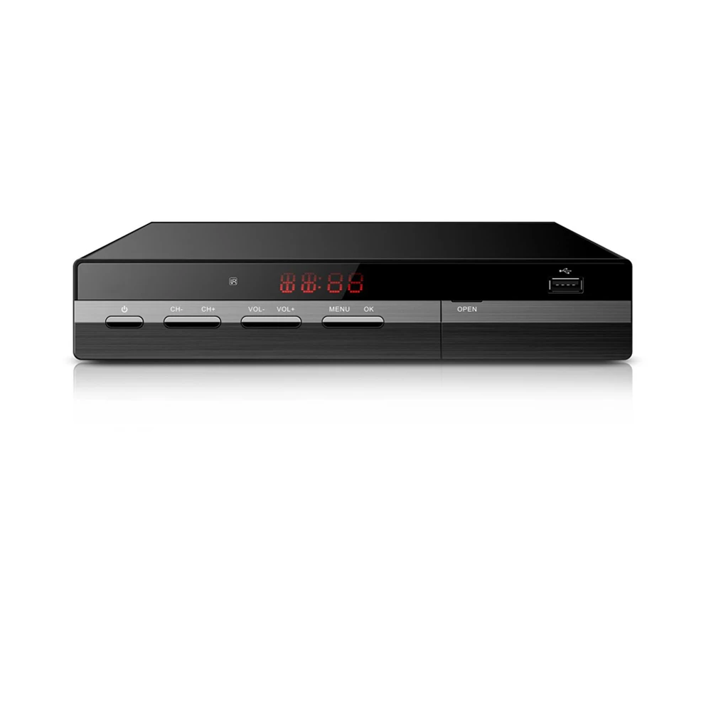 Factory Full HD 1080P Decoder DVB T2 S2 Combo Satellite TV Receiver V7 Uganda