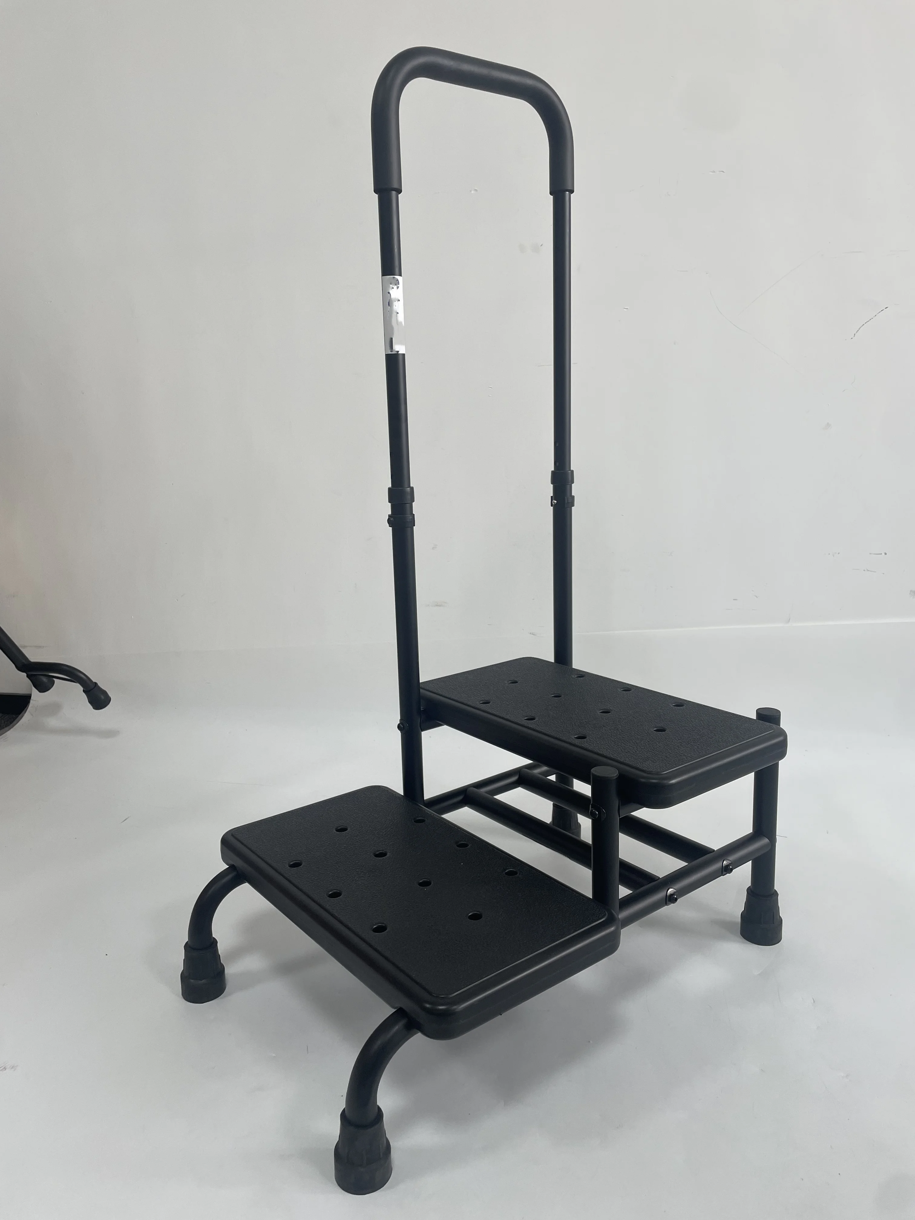2 Steps Stool Durable Heavy With Adjustable Handrail HDPE Board for ...