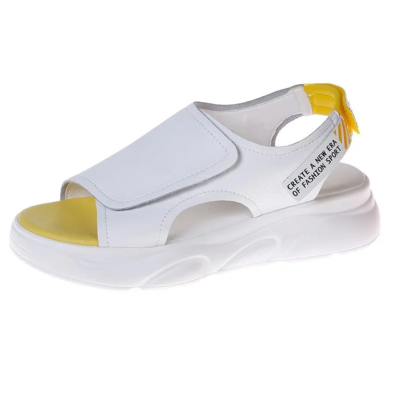 Sandalias Plataforma Plana Esparto - PERA LIMONERA