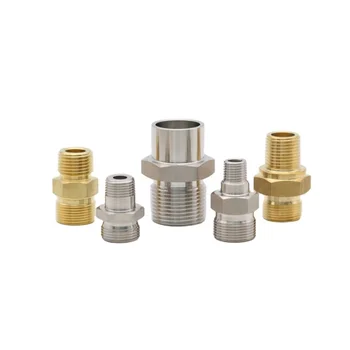 Precision mechanical metal processing brass stainless steel CNC Machining Fitting Parts