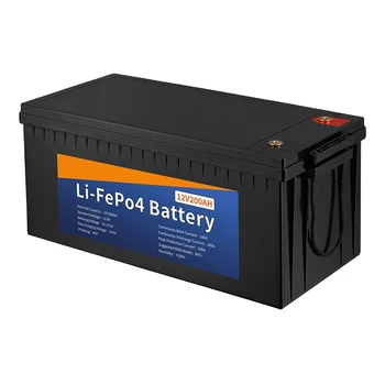 OEM 72V 48V 36V 24V 12V Long Life LiFePO4 Rechargeable Li-Ion Storage 4S34P 12V 200Ah Lithium Ion Battery 32700 LiFePO4 Battery