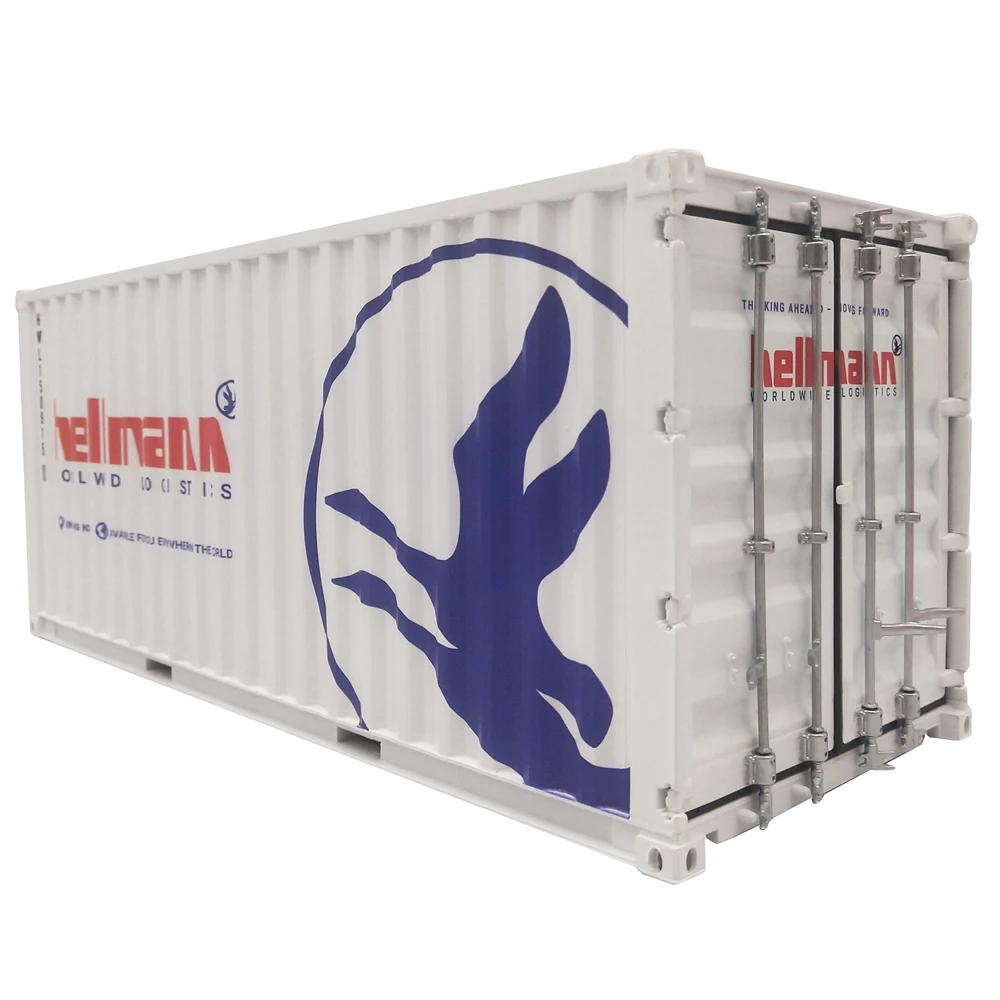 【A】30cm 1:20 Hellmann logistics 20GP container model shipping container scale model O.A.S ship model