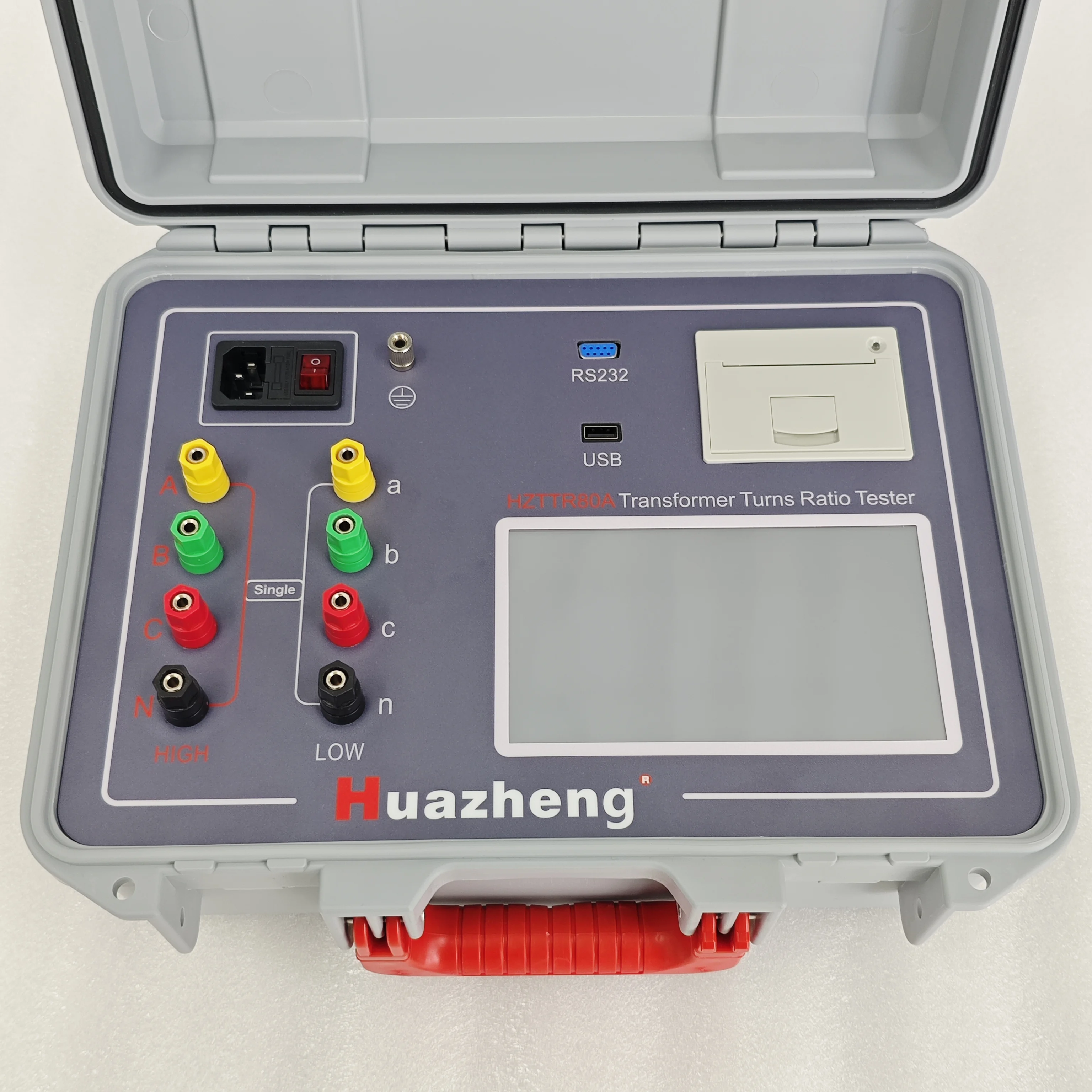 HZTTR80A Fully Automatic Transformer Test Device Turns Ratio Test Set