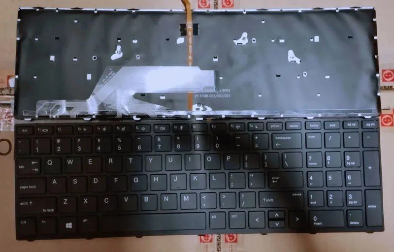 Original Notebook Keyboard for HP Probook 450 G5 455 G5 470 G5 Black Keyboard with Backlight